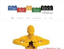 Tablet Screenshot of brickartist.com